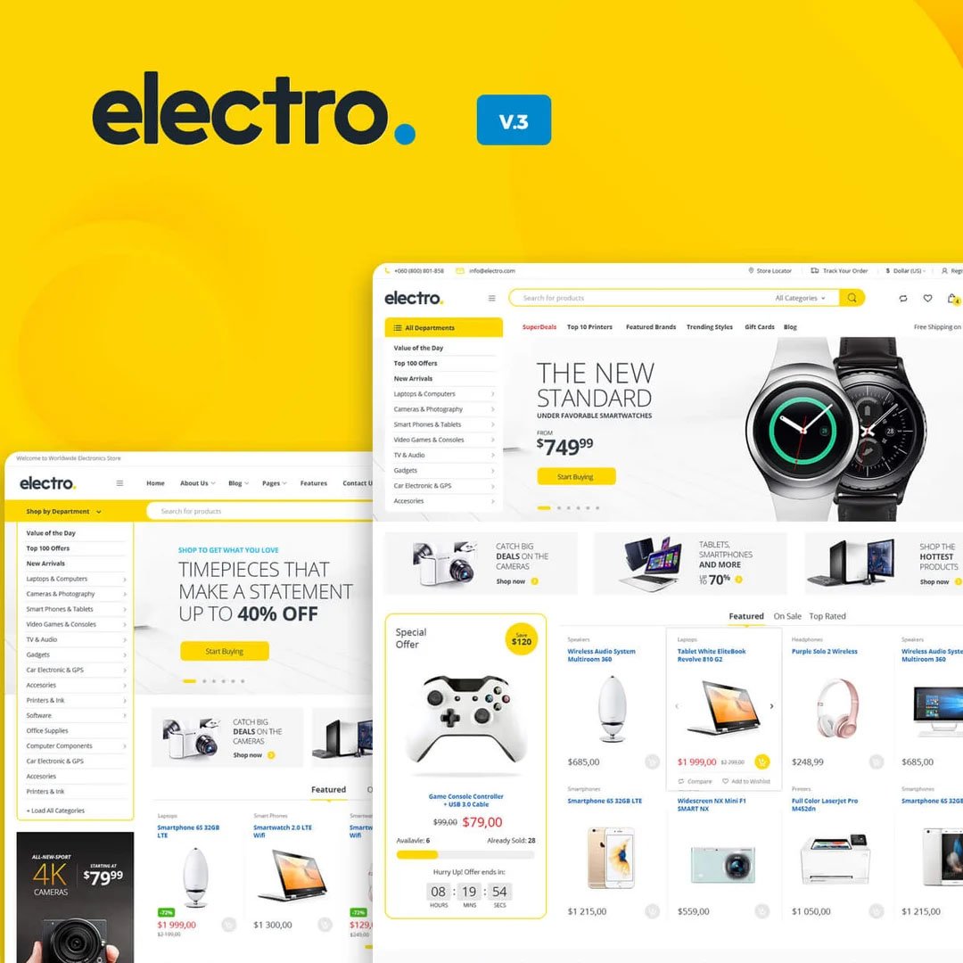 Electro Electronics Store WooCommerce Theme