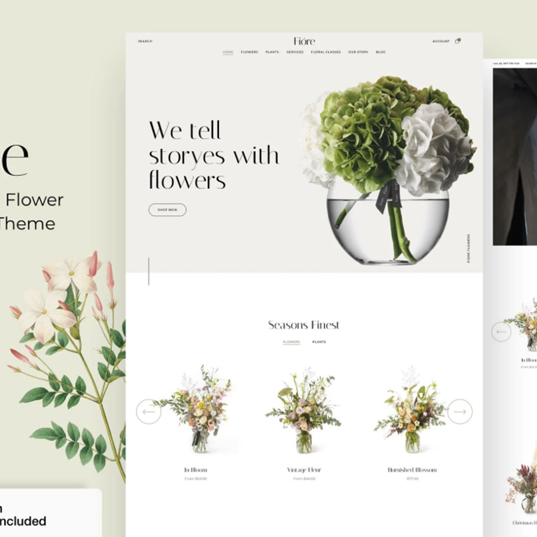 Fiore - Flower Shop Florist eCommerce WooCommerce