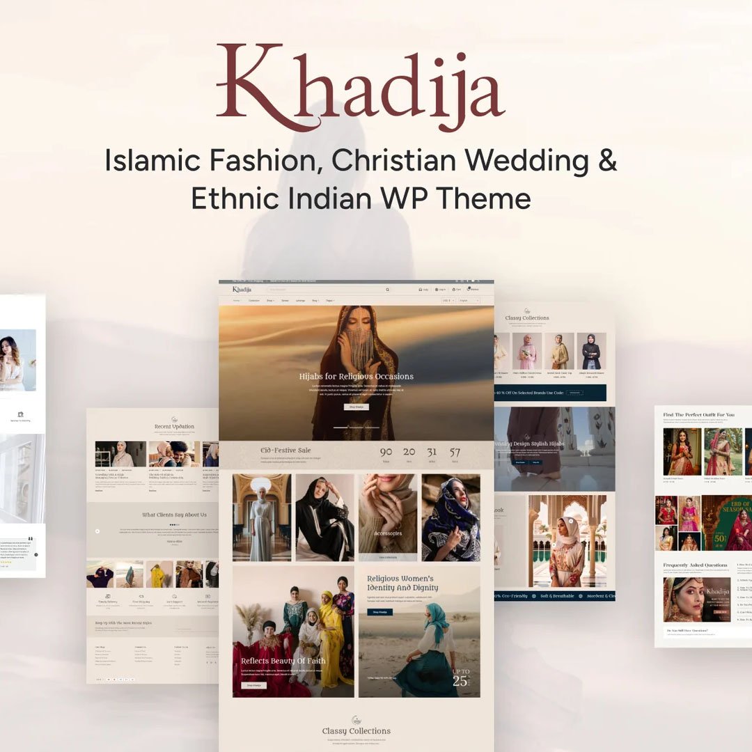 Khadija - Fashion WooCommerce Theme