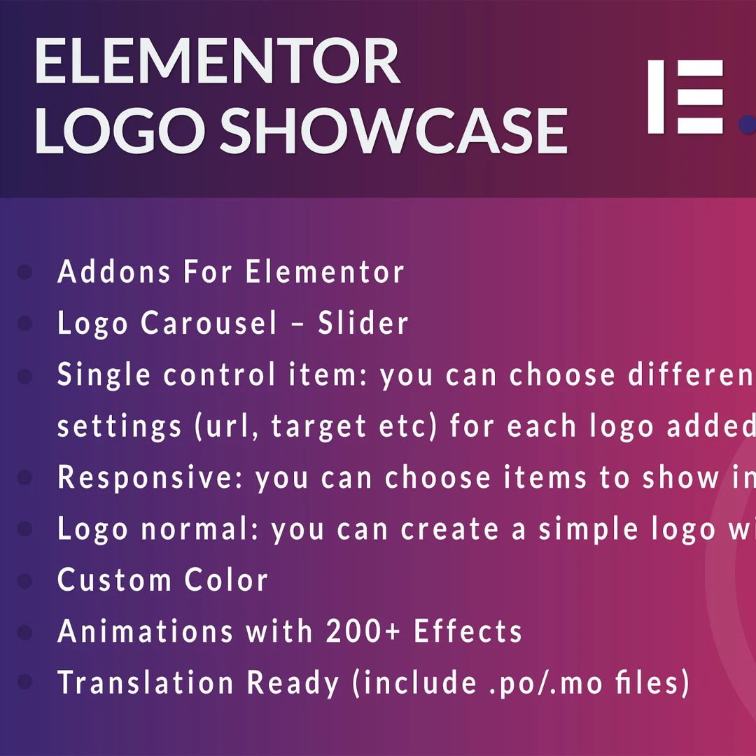 Logo Showcase for Elementor WordPress Plugin