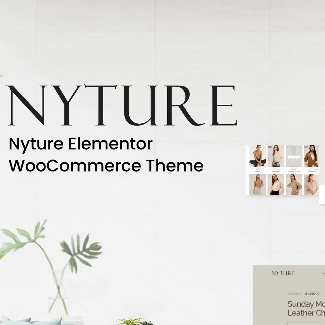 Nyture - Elementor WooCommerce Theme